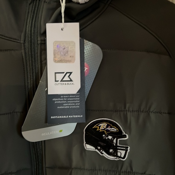 Baltimore Ravens Logo 2XT Jacket NEVER WORN. Brand Cutter & Buck - Picture 2 of 6